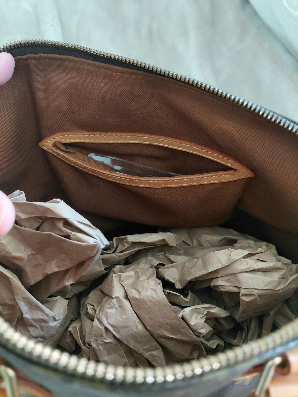 Louis Vuitton Monogram Alma Handbag - Brown & Tan - Picture 4 of 5